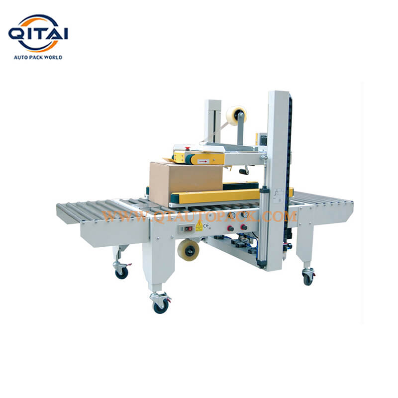 Automatic side and top driven case sealer